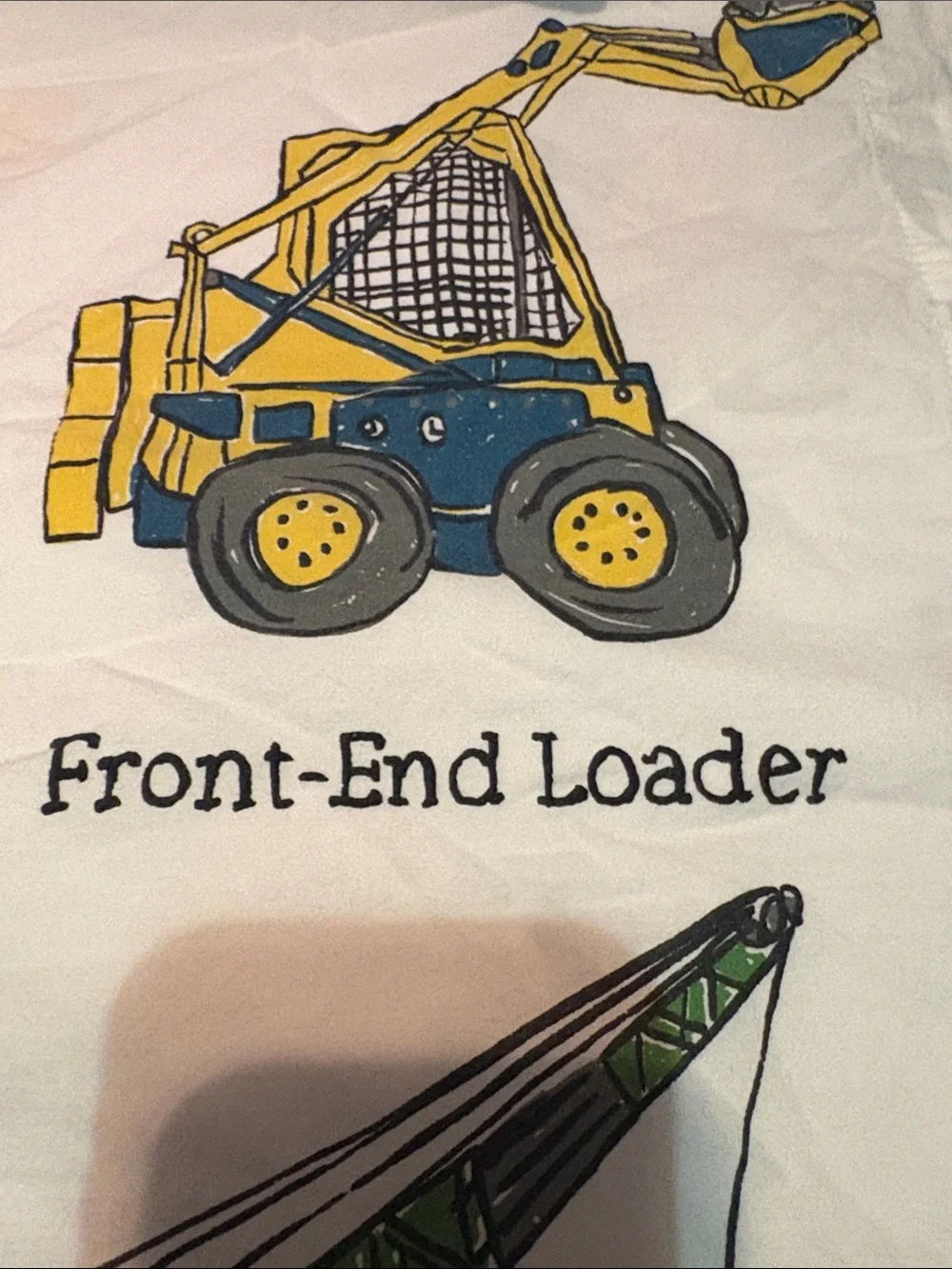 The Company store Kids Construction Trucks Pillowcase Kids Bedding
